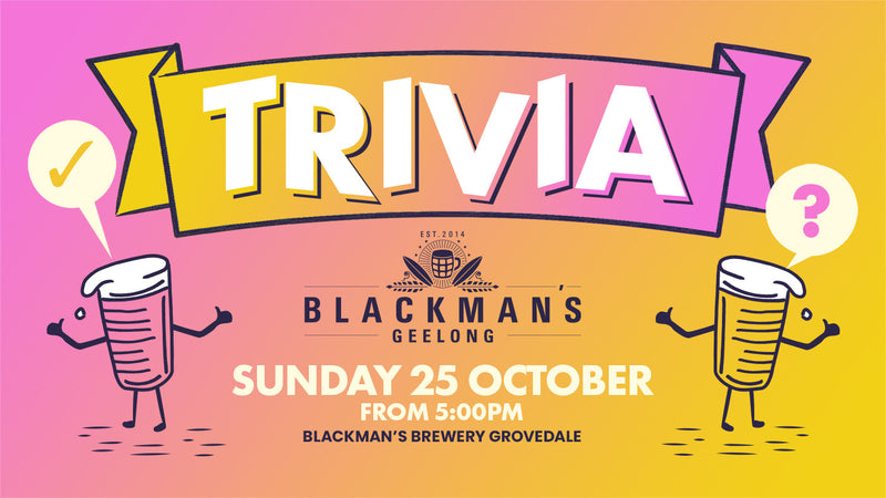 Sunday Trivia Night at Blackman's Grovedale