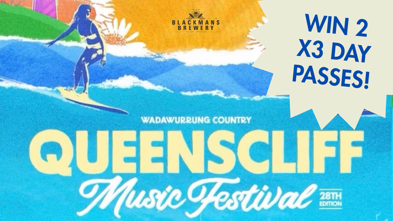 WIN X2 3 DAY PASSES TO THE QUEENSCLIFF MUSIC FESTIVAL