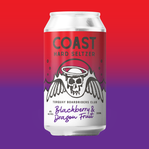 TORQUAY BOARDRIDERS X COAST BLACKBERRY & DRAGONFRUIT HARD SELTZER
