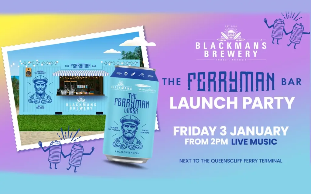 Ferryman Bar Launch Party - Friday 3 Jan from 2pm - near Queenscliff Ferry Terminal